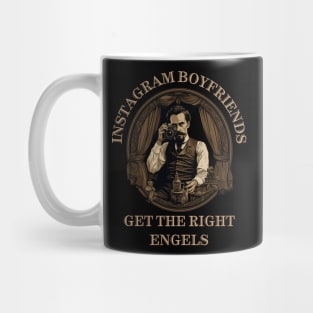 Funny philosophical Friedrich Engels light design - Instagram Boyfriends Meme Mug